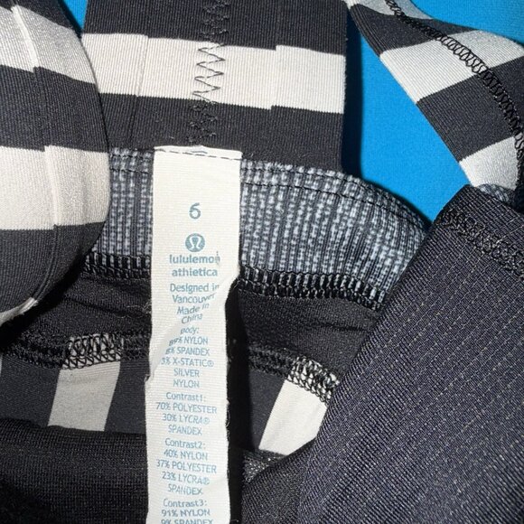 Lot of 6 Women's Lululemon Tops Tank Tops Racer Back Yoga Workout Size 6 - Picture 3 of 11